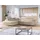 MKS Meble Eckcouch L-Form Beige 3-Sitzer