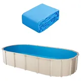 Vevor Ovale Poolfolie blau 500 x 300 x 120 cm