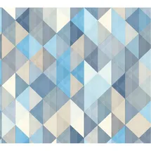 A.S. Création Scandinavian 2 Vliestapete 0,53 x 10,05 m 367863 Blau/Weiß