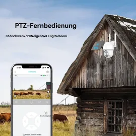 Avylet GALAYOU 4G LTE Überwachungskamera Aussen Weiß