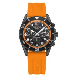 Swiss Alpine Military Raptor Chronograph Silikon 42 mm 7029.9879