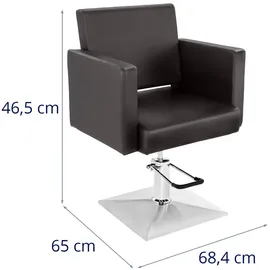 Physa Friseurstuhl - 48 - 59 cm - 200 kg - Braun PHYSA BEDFORD BROWN