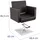 Physa Friseurstuhl - 48 - 59 cm - 200 kg - Braun PHYSA BEDFORD BROWN