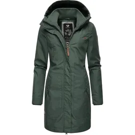 Ragwear Wintermantel "Jannisa", Damen, Gr. M (38), grün (tannengrün), Außenmaterial: 65% Polyester, 35% Baumwolle. Innenfutter: 100% Polyester. Wattierung: 100% Polyester, figurumspielend ca.