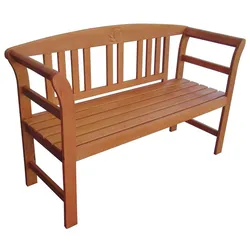 Gartenbank SAN JOSE mit Rose, 2-Sitzer