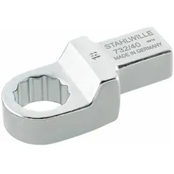 STAHLWILLE Ringeinsteckwerkzeug 732/40 18 Schlüsselweite 18 mm 14 x 18 mm ( 4000826547 )