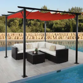 MCW Pergola C42 3,5 x 3,5 m Terracotta