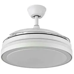 AKUNADECOR Fan Dc Sparta L Weiß 3 Klingen Fernbedienung FABRILAMP