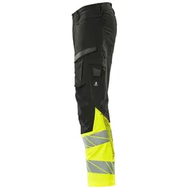 Mascot Hose mit Knietaschen ULTIMATE STRETCH 90C62 schwarz/hi-vis Gelb
