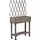 Dobar rollbares Hochbeet mit Rankgitter 79 x 28,5 x 130 cm Grau