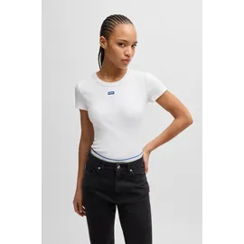 Hugo Easy Tee Weiß S