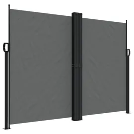 vidaXL Seitenmarkise Ausziehbar 180 x 600 cm Anthrazit Polyester