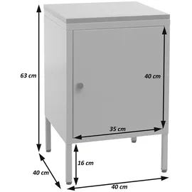 MCW Nachttisch schwarz