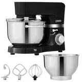 Arebos Küchenmaschine 1500 W schwarz