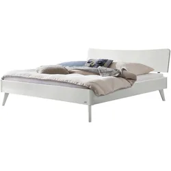 Hasena Lounge Caluso Bettgestell Massivholz - Weiss deckend