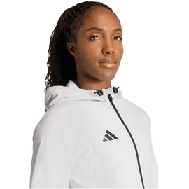 adidas Tiro Travel Windbreaker Damen - team light grey/black L