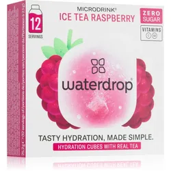 Waterdrop Microdrink Eistee Getränk mit Vitamin C und B3 Raspberry 12 St.