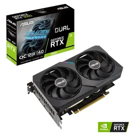 Asus Dual GeForce RTX 3060 V2 OC 12 GB GDDR6 1837 MHz 	90YV0GB2-M0NA10