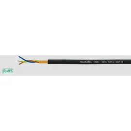 Helu 32024 Erdkabel NYY-J 3 G 2.5 mm2 Schwarz 50 m