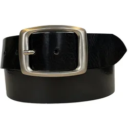 Ledergürtel ANNAMATONI, Damen, Gr. 105, schwarz, Rindsleder, klassisch,modisch, Gürtel