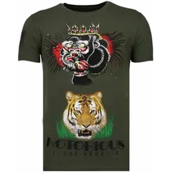 Local Fanatic  T-Shirt Conor Tattoo –  in Grün, EU XL