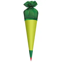 ROTH Stoffbezug für DIY-Stoffschultüte zum Bügeln, grün Stoffbezug aus 100 % Mikrofaser, 120 g/qm, (70 cm)