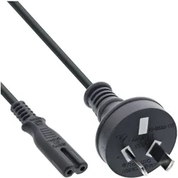 InLine Netzkabel - Netzstecker Australien auf Euro 8 C7 Stecker - 1,8m