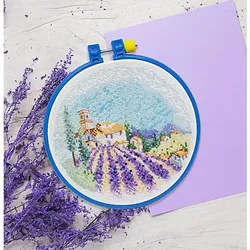 Stickbild "Provence", Ø 17 cm