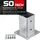 SOTech Bodenanker zum Aufschrauben vierkant 80 x 80 mm Feuerverzinkt