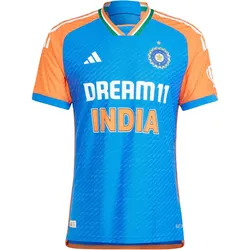 adidas India Cricket T20I Trikot Herren JN0886 - dark blue/true orange S