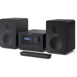 Sharp XL-B520D Bluetooth®, DAB+, USB, Inkl. Fernbedienung Schwarz