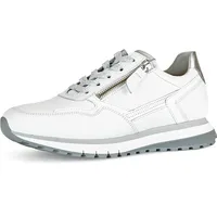 Gabor Sneaker Damen Weit Silber/Weiß 37
