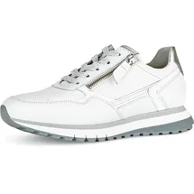 Gabor Sneaker Damen Weit Silber/Weiß 37