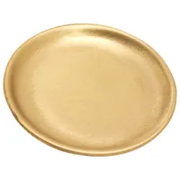 Nklaus Kerzenteller Ø10cm Messing Goldfarben