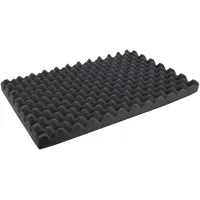 HMF Noppenschaumstoff HMF Schwarz 2 St. 34,5 x 55,0 x 4,5 cm