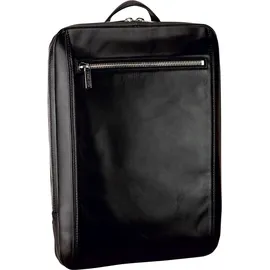 LEONHARD HEYDEN Montreal Business-Rucksack Leder 44 cm Laptopfach schwarz