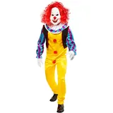 Rubies Rubie‘s Official Pennywise Deluxe Kostüm für Erwachsene aus dem Film ES, Größe XL Halloween