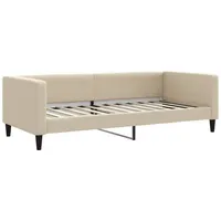 VidaXL Tagesbett Creme 90x200 cm Stoff