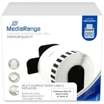 MediaRange Endlospapierrolle 22205 Weiß 62,0 mm 1 Blatt 1 St.