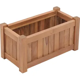 vidaXL Hochbeet Massivholz Teak 50 x 25 x 25 cm