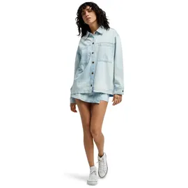 BILLABONG Shirtjacke "Jade Saltwashed", Damen, Gr. XL, blau misty, Obermaterial: 100% Baumwolle., Shirts Shirtjacke