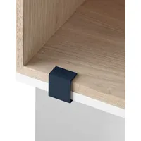 Muuto Mini Stacked Clips für Modulregale marineblau 5 St.