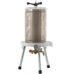 Premium Line Misurina - Hydropresse für Obst - Behälter aus Edelstahl - 20 L