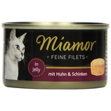 Miamor Feine Filets Huhn & Schinken 24 x 100 g