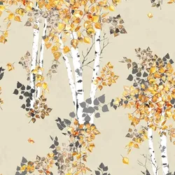 Airlaid Serviette Mylo, 40 x 40 cm, 50 Stück - Mank - Herbst Laub Blätter