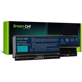 Green Cell Standard Serie AS07B31 AS07B32 AS07B41 AS07B42 AS07B51 AS07B52 AS07B61 AS07B71 JDW50 Akku für Acer/eMachines/Packard Bell Laptop (8 Zellen 4400mAh 14.8V Schwarz)