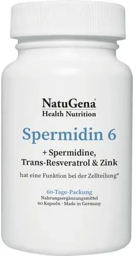 SPERMIDIN 6+Resveratrol+Zink vegan Kapseln 60 St