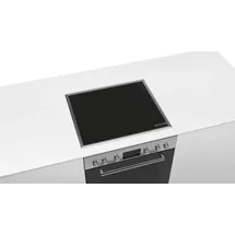 Bosch HND211LR1 HEF010BA1 + NKN645GA2E, Einbau-Herd, Elektrokochfeld 60cm Edelstahlrahmen