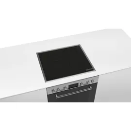 Bosch HND211LR1 HEF010BA1 + NKN645GA2E, Einbau-Herd, Elektrokochfeld 60cm Edelstahlrahmen