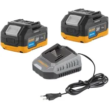 procraft industrial Starter Pack 20 V Akku 2 Stück